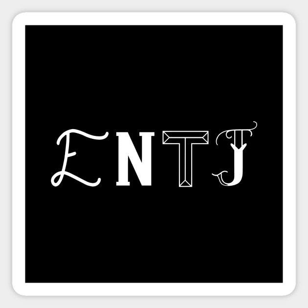 ENTJ Sticker by BumbleBess